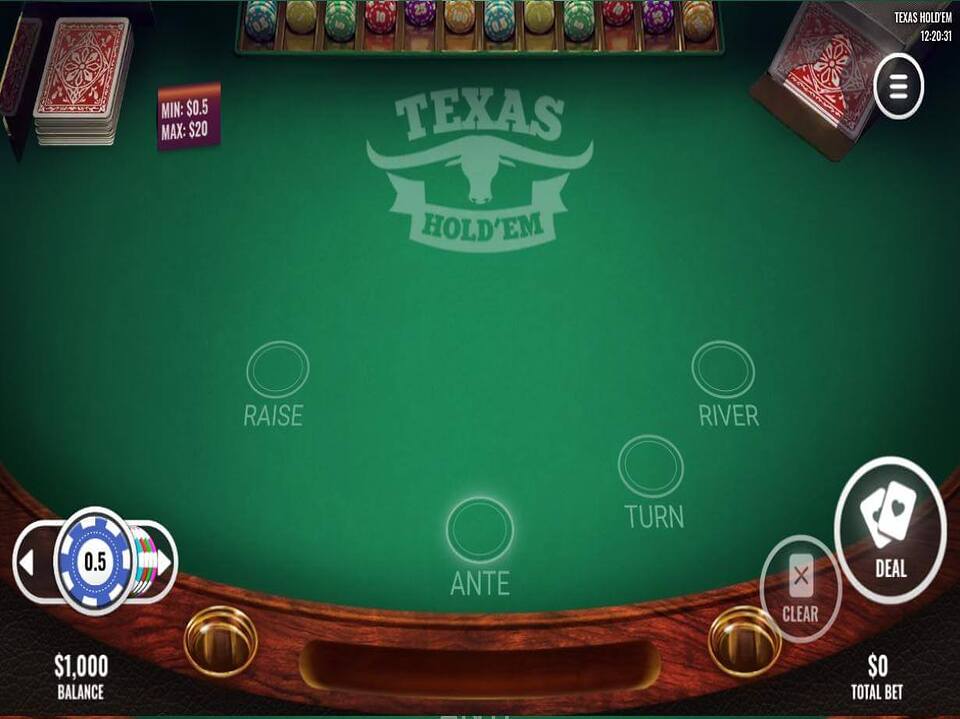 Platipus Texas Holdem screenshot