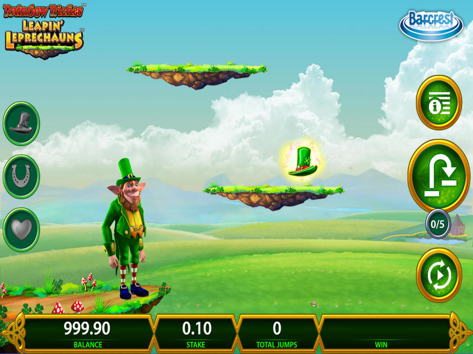 Rainbow Riches Leapin Leprechauns screenshot