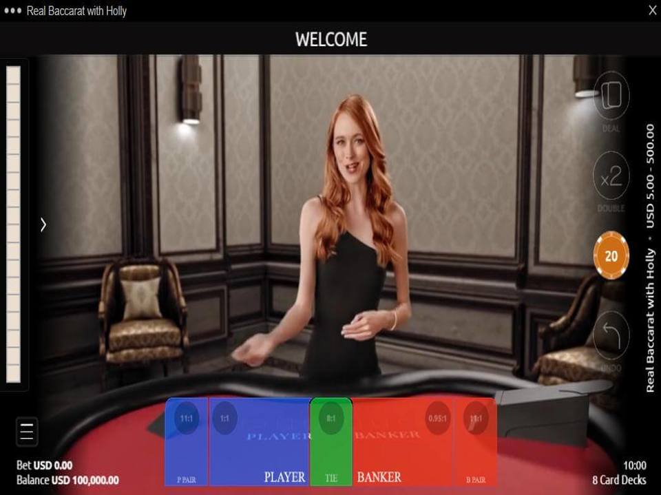 Real Baccarat With Holly screenshot