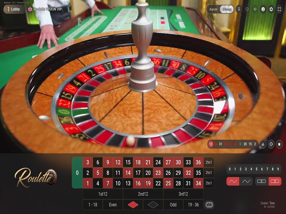 Roulette VISION VIP screenshot
