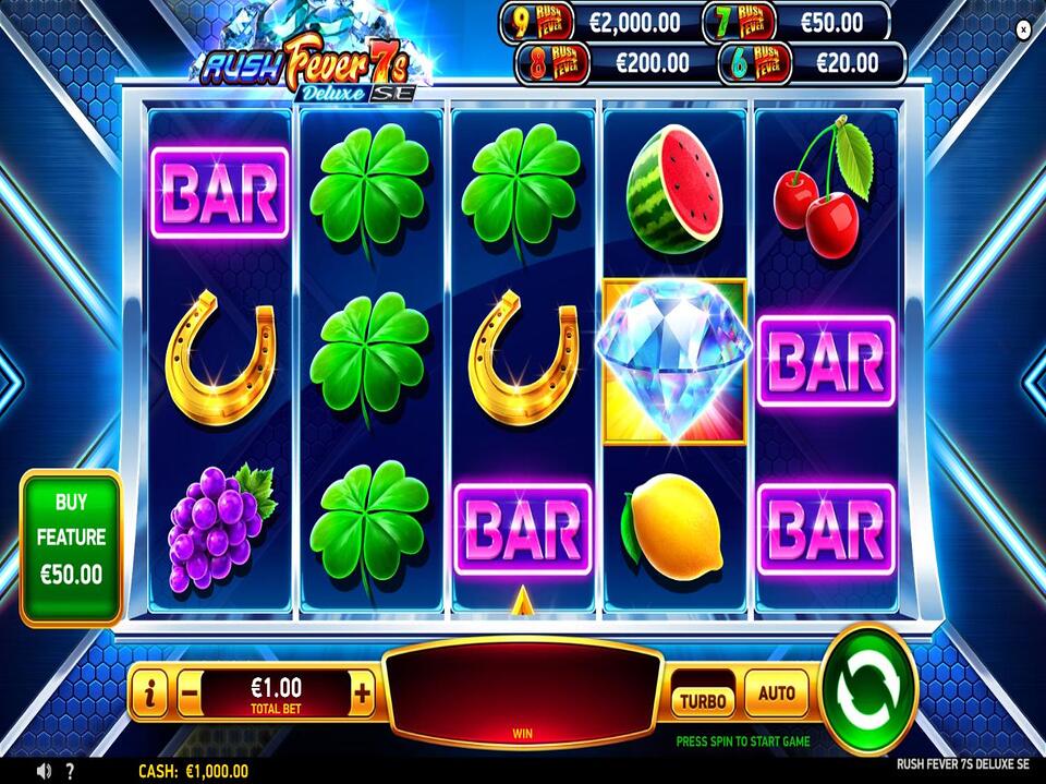 Rush Fever 7s Deluxe SE screenshot
