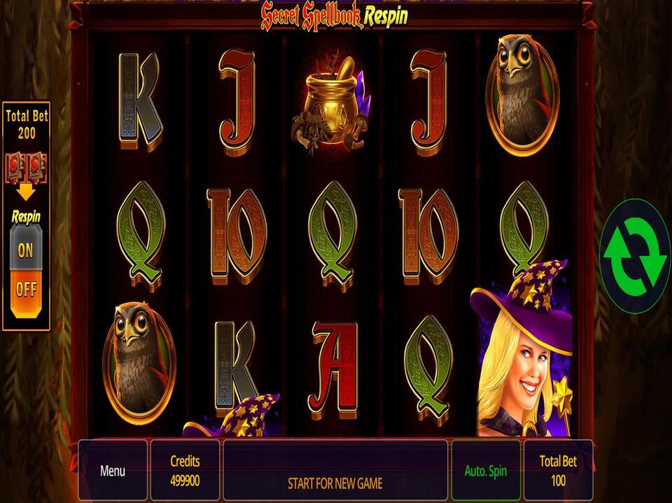 Secret Spellbook Respin screenshot