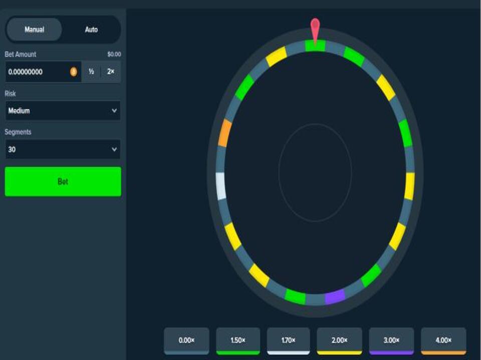 Stake Games Wheel screenshot
