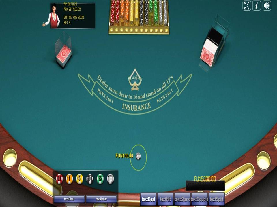 Urgent Games Blackjack Single Deck screenshot
