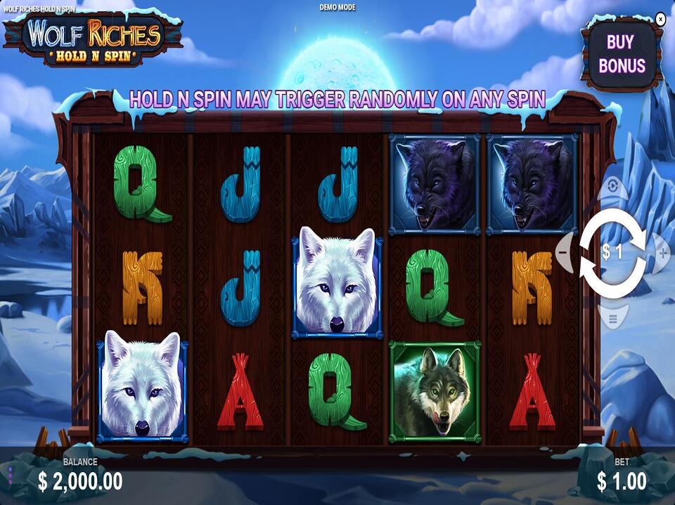 Wolf Riches Hold n Spin screenshot