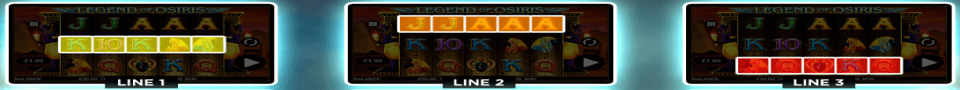 legend of osiris paylines 1