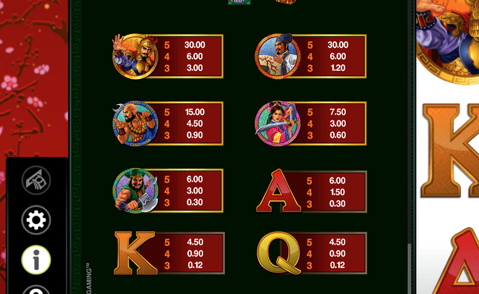 108 heroes paytable 3