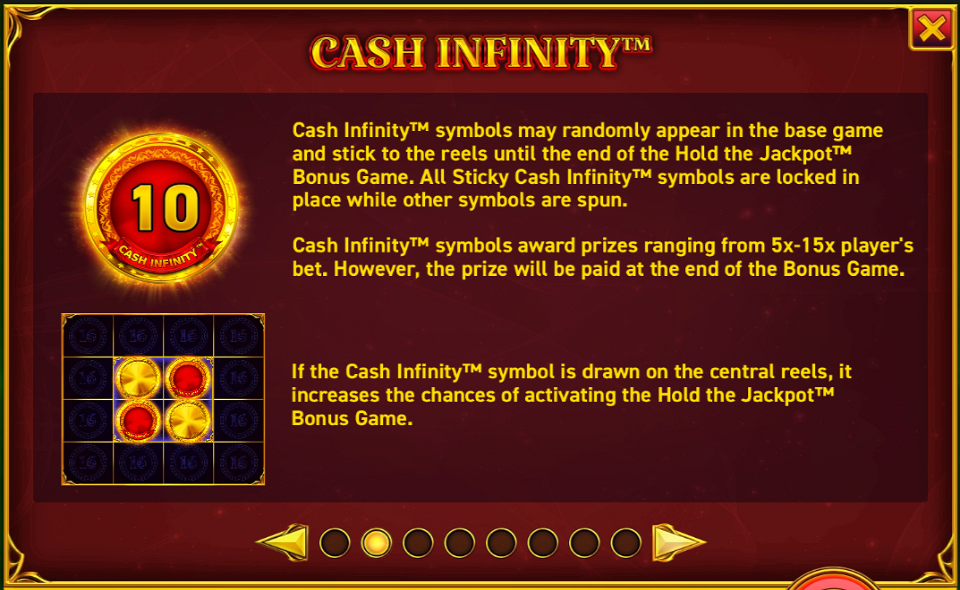 16 coins grand gold edition paytable 2