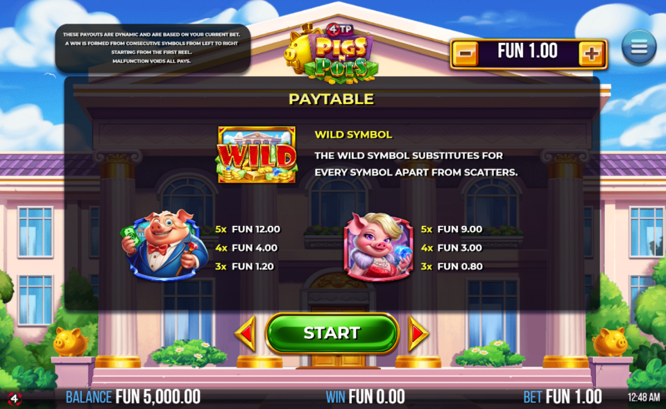 4tp pigs n pots paytable 1