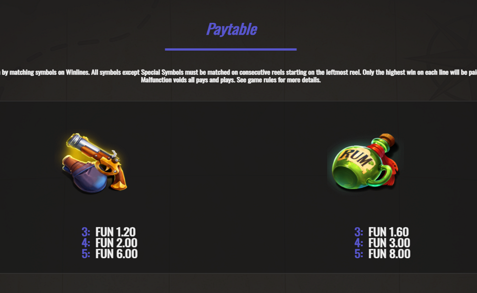 ahoy royale paytable 3