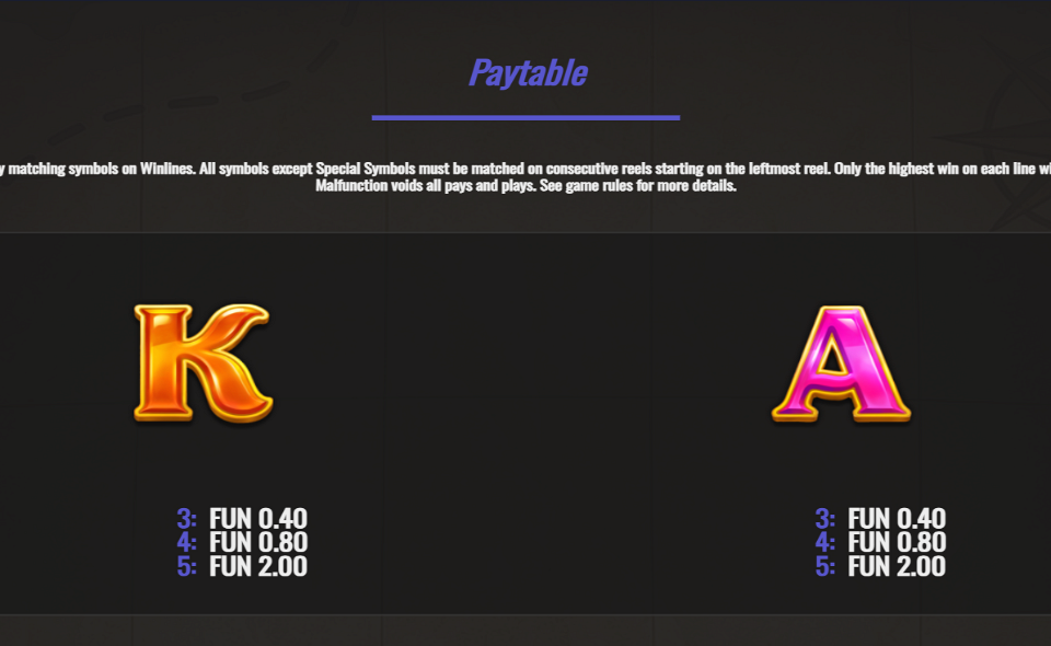ahoy royale paytable 4