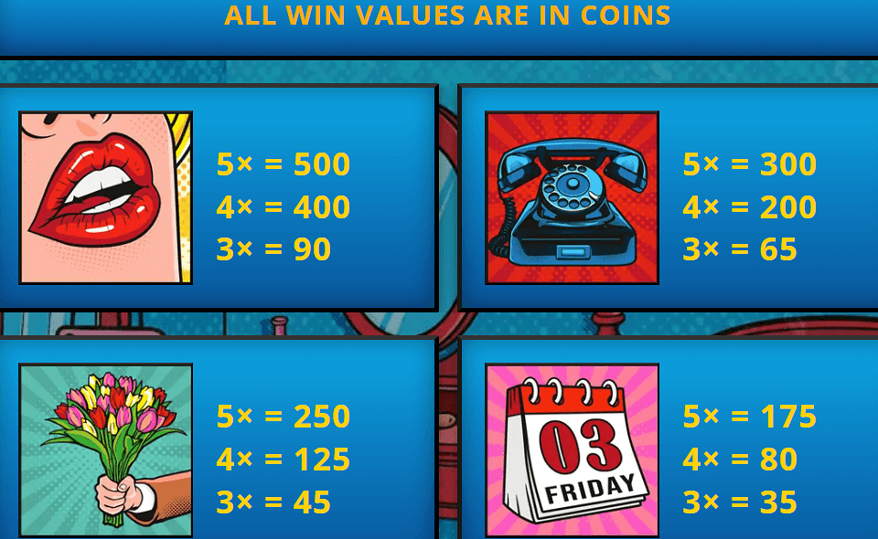 all heart paytable 1
