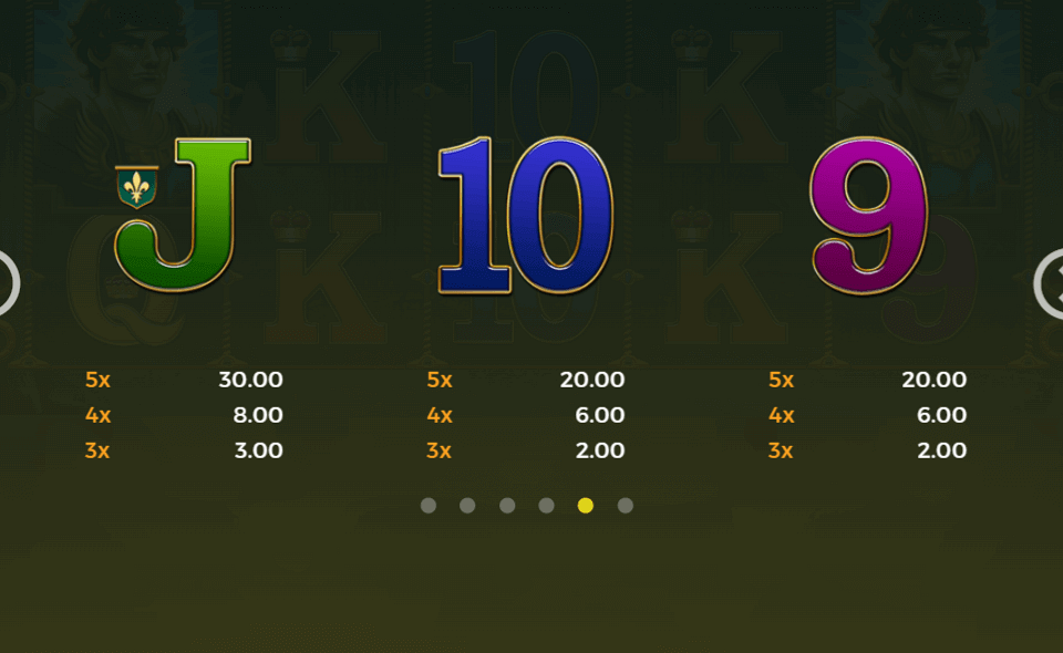 bally wulff medusas lair paytable4