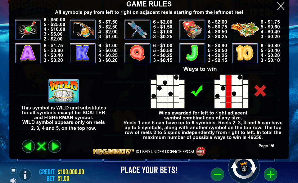 big bass bonanza megaways 1