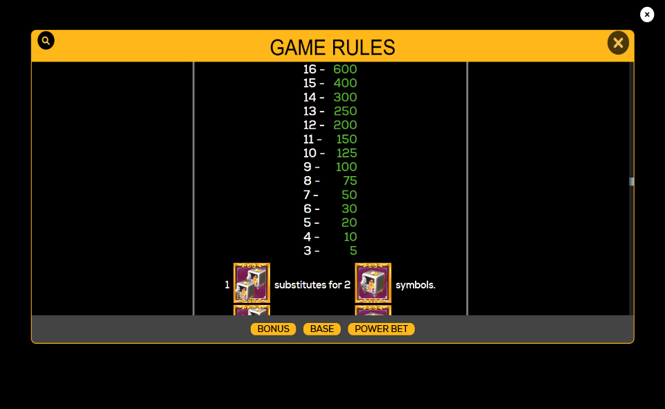 billionaires bank deluxeways paytable 3
