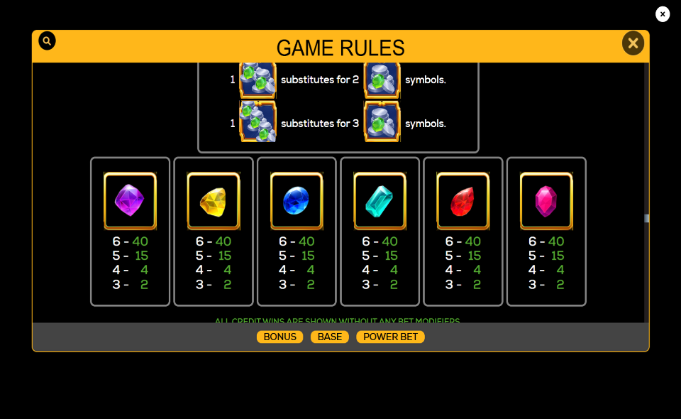 billionaires bank deluxeways paytable 9