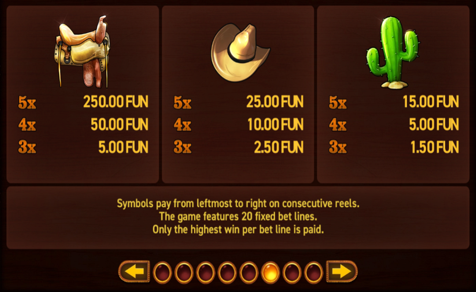 black horse cash out edition paytable 1