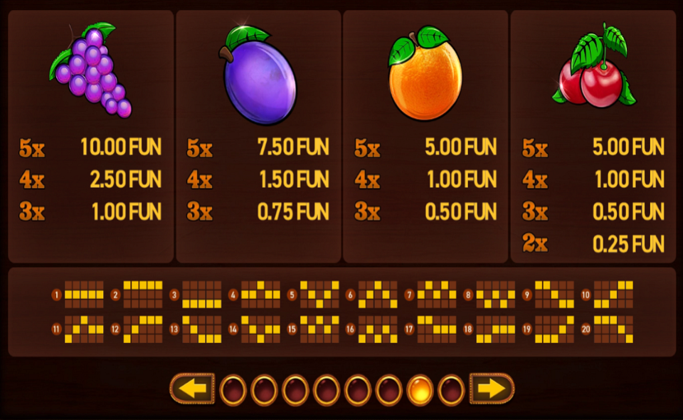 black horse cash out edition paytable 2