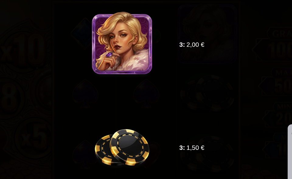bonus bullets paytable 2