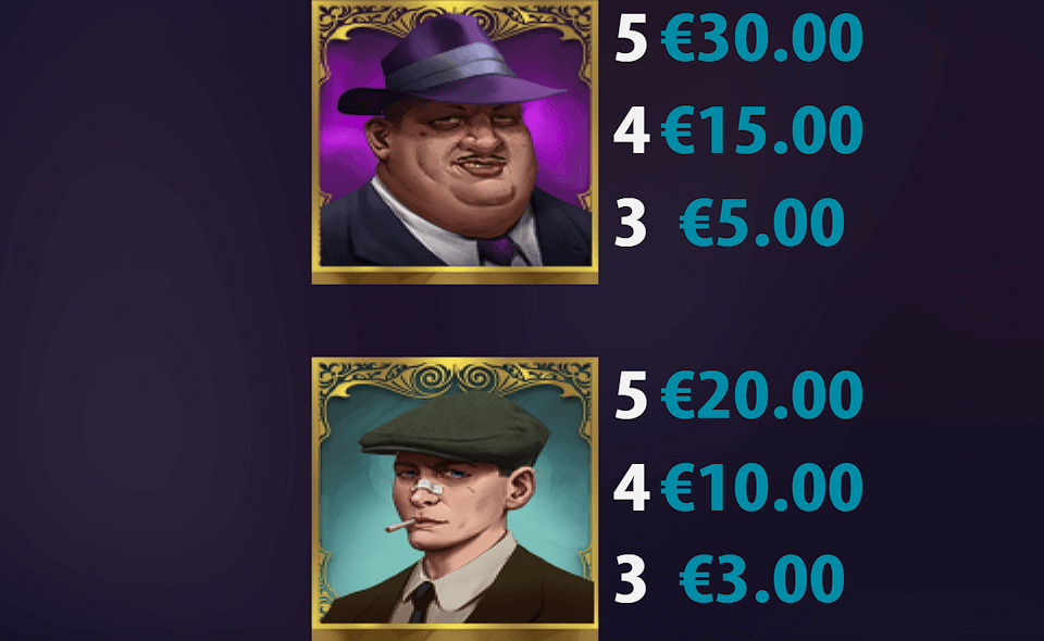 brooklyn bootleggers paytable 2