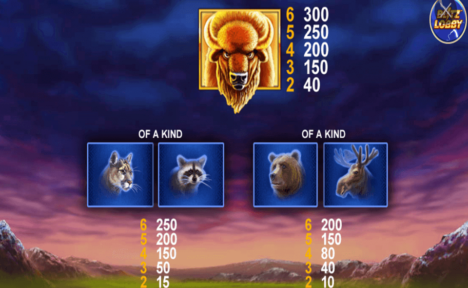 buffalo blitz paytable2