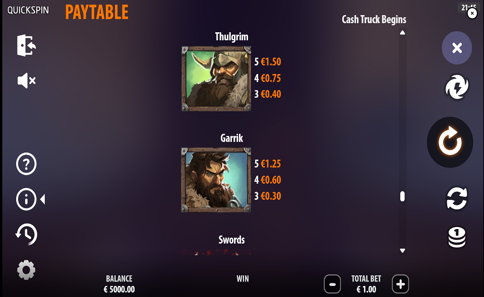 cash truck begins paytable 2