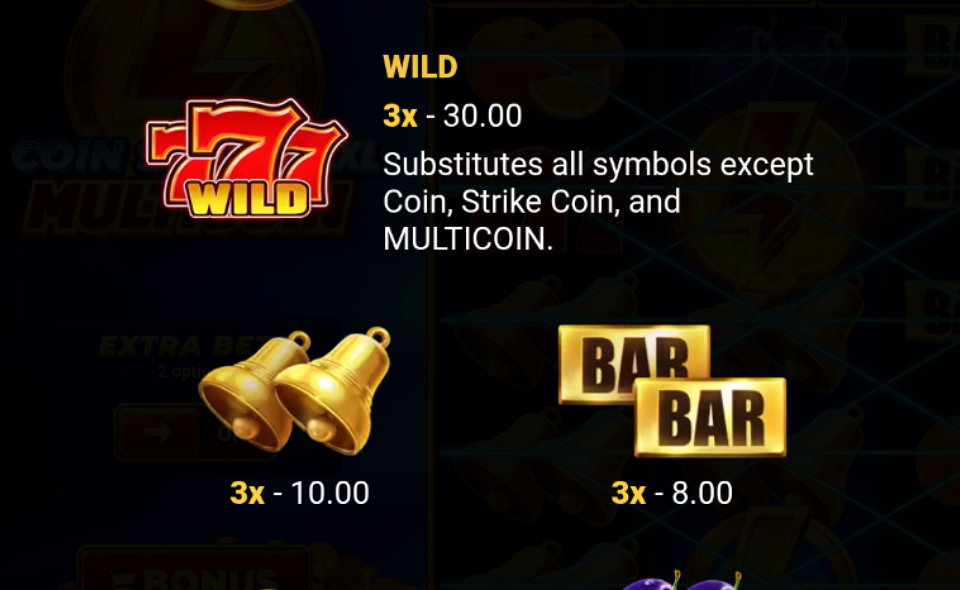 coin strike xxl multicoin paytable 1