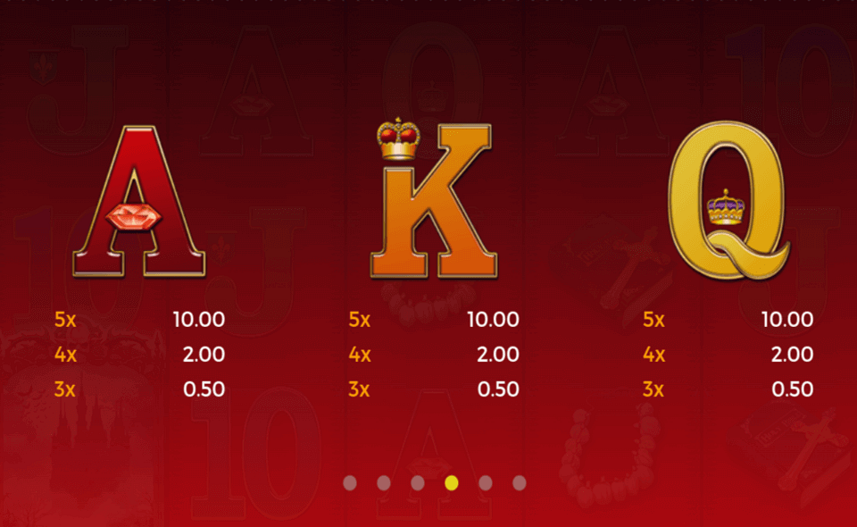 creatures of the night paytable3