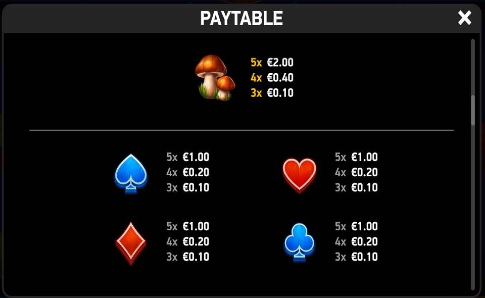 diamond explosion polish fruits jesien paytable 2