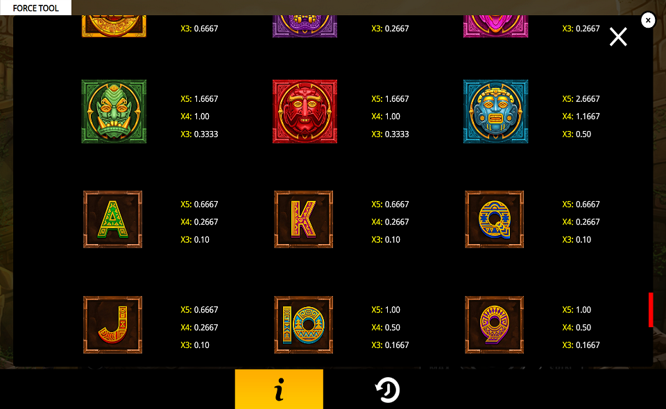 diegos hunt paytable 2