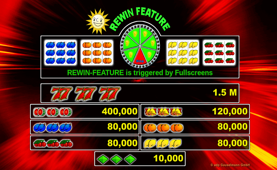 double triple chance paytable