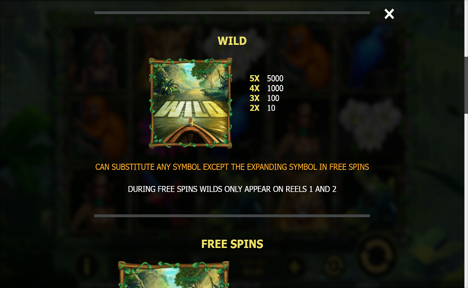 exploration amazon paytable 2