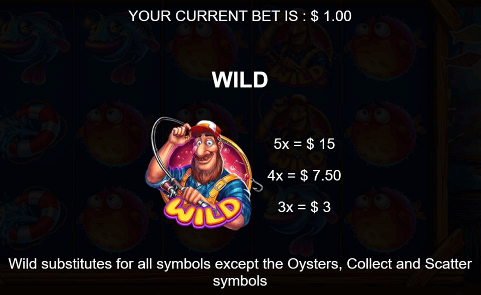 fishermans bounty deluxe paytable 1