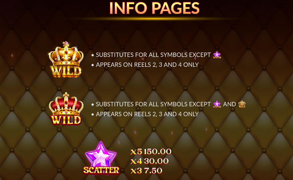 fortune crown gold gift paytable 1