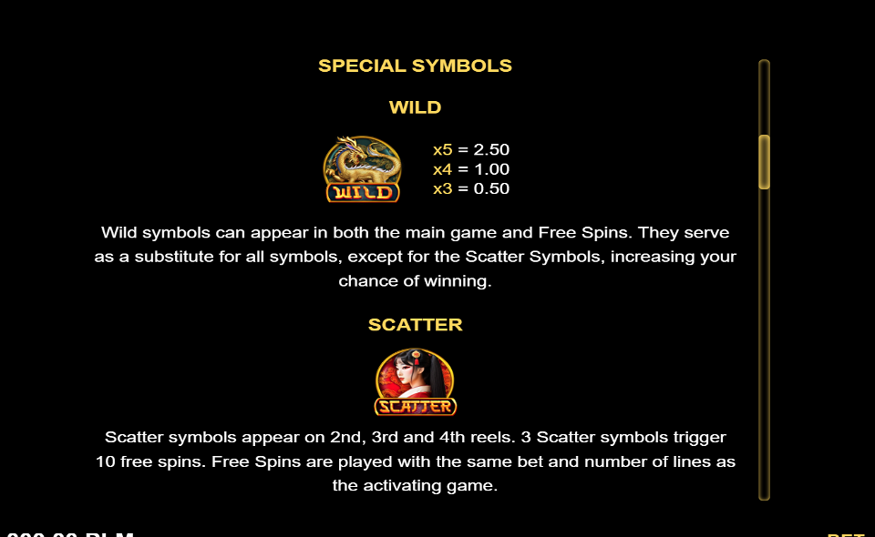 hidden treasures paytable 2