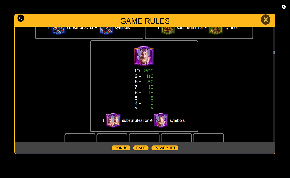 high 5 heroes paytable 3