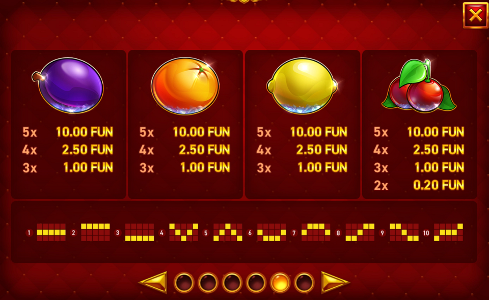 hot slot 777 diamond crown paytable 2