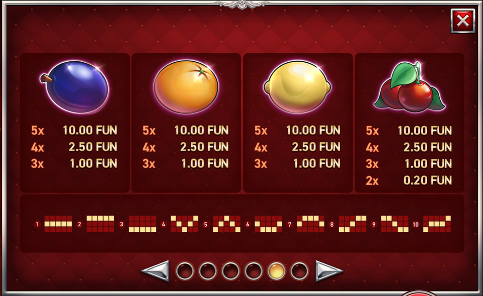 hot slot 777 platinum crown paytable 2