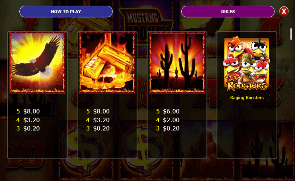 mustang money rr paytable2