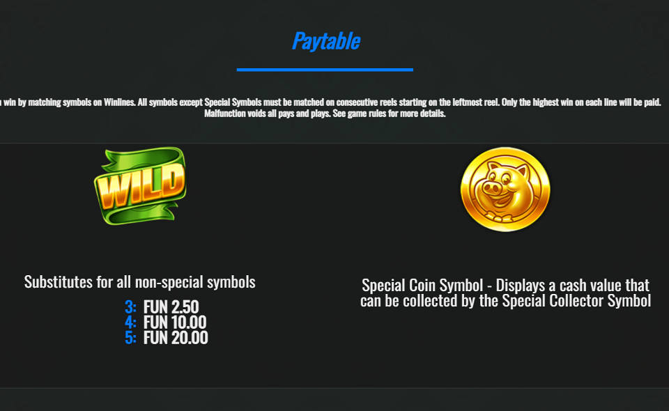 piggy bank stash paytable 1