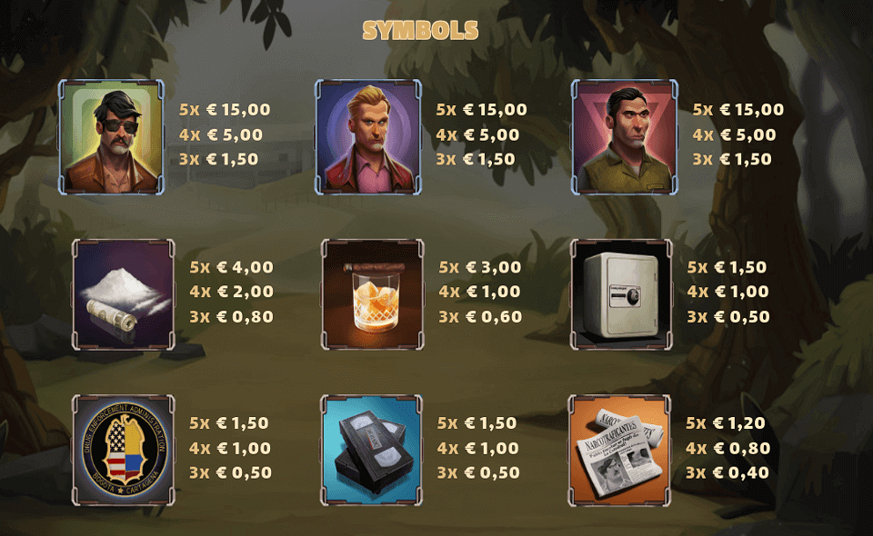 plata o plomo paytable