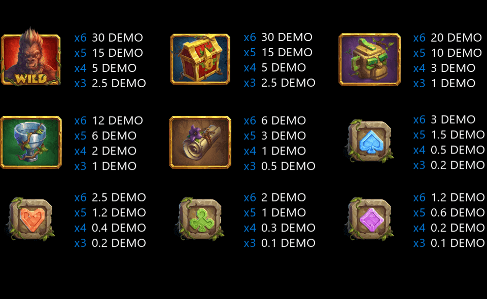 prime king riches of the ancient paytable