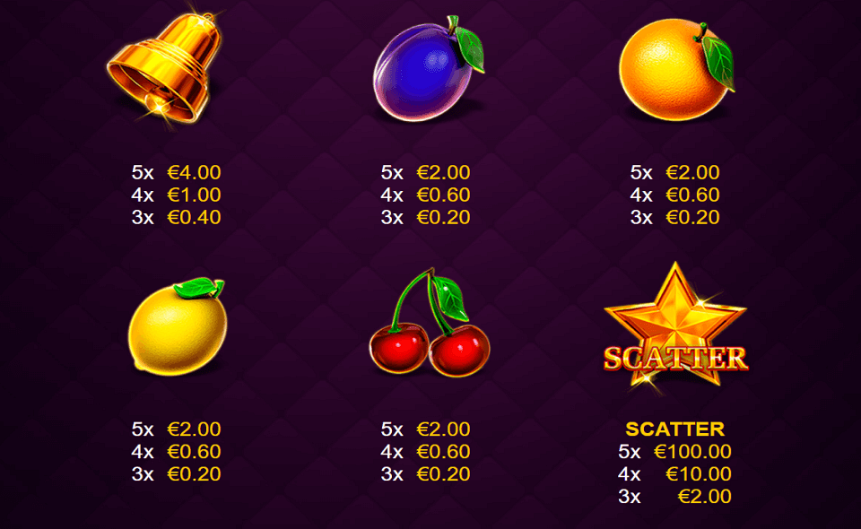 regal crown 25 paytable2