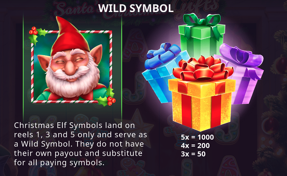 santas christmas gifts paytable 1