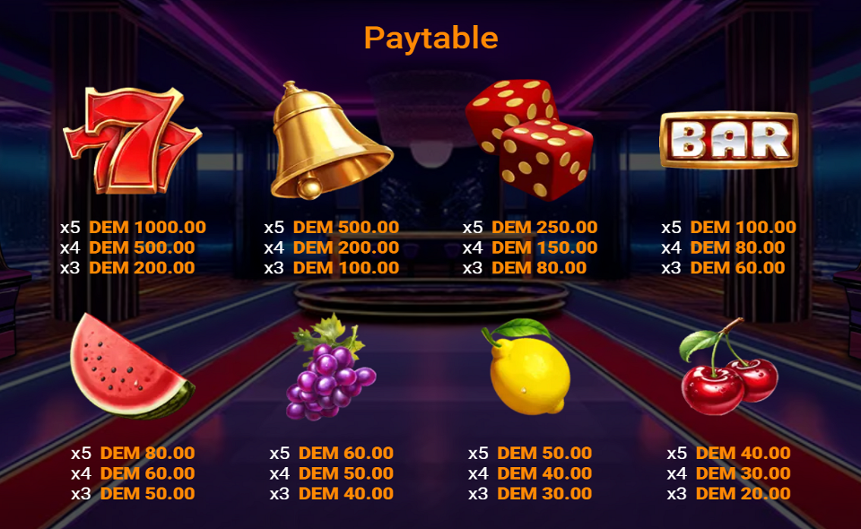 spin queen hold and earn progressive jackpots paytable 1