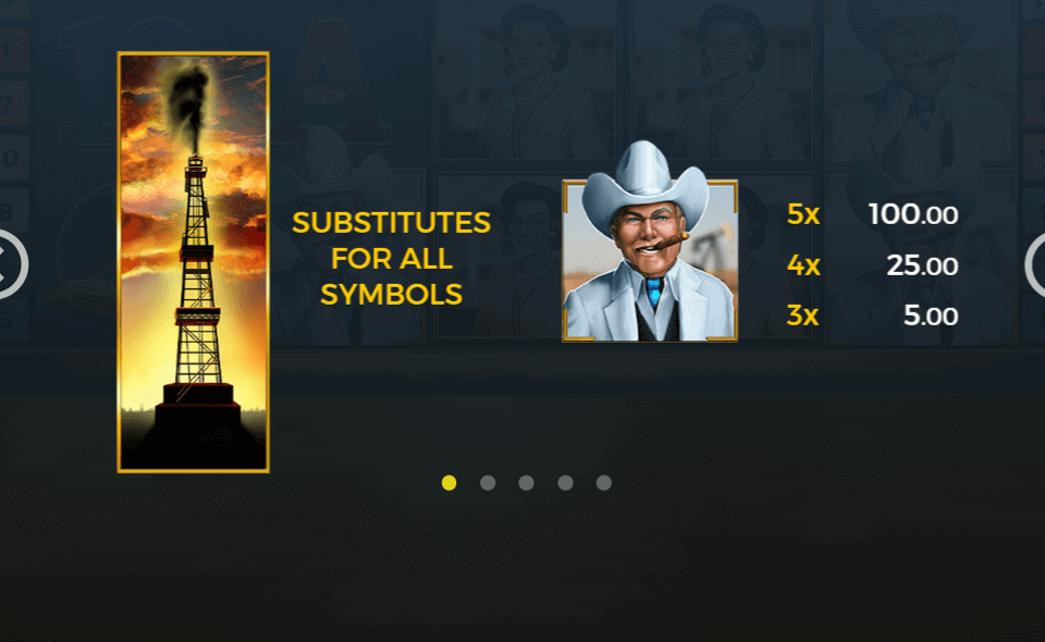 texas tycoon paytable