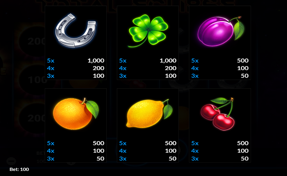 total eclipse bonus buy paytable 2