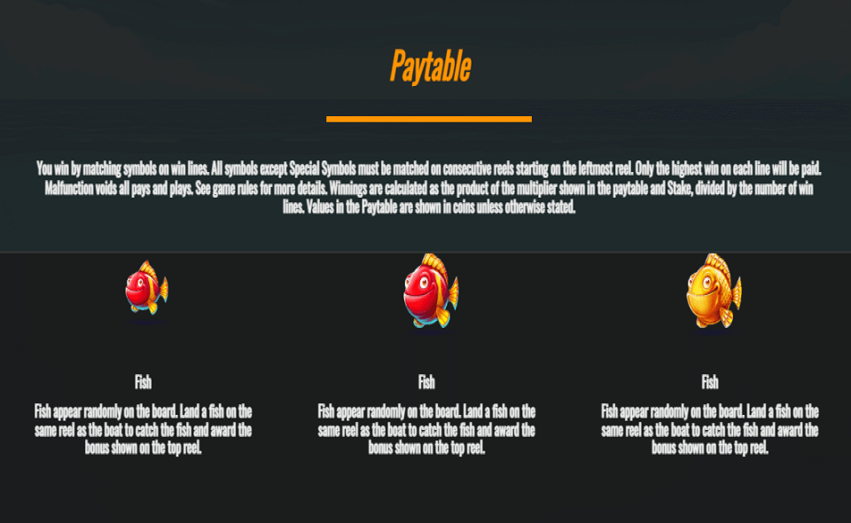 trawler fishin paytable4