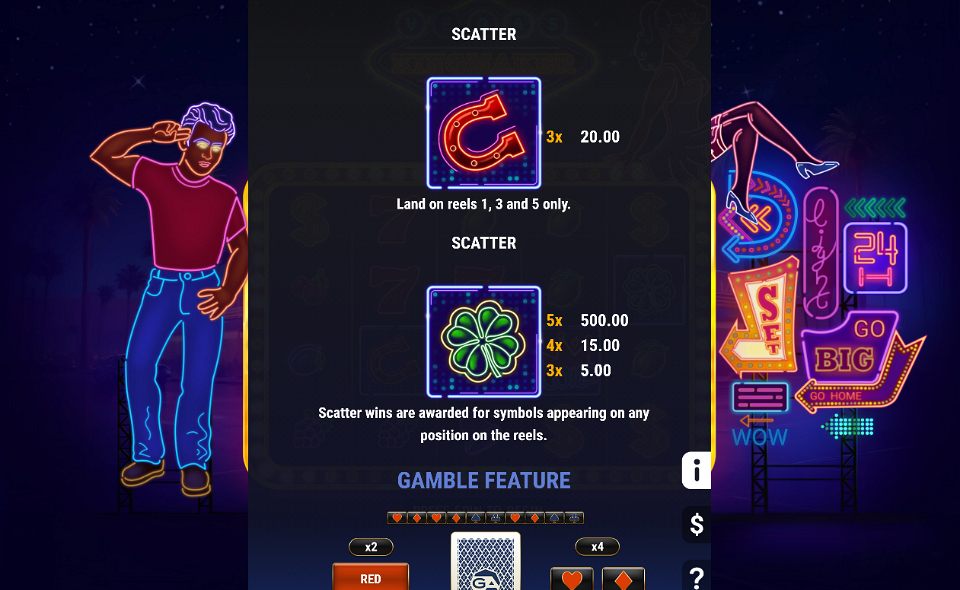 vegas kingmaker 100 paytables 2