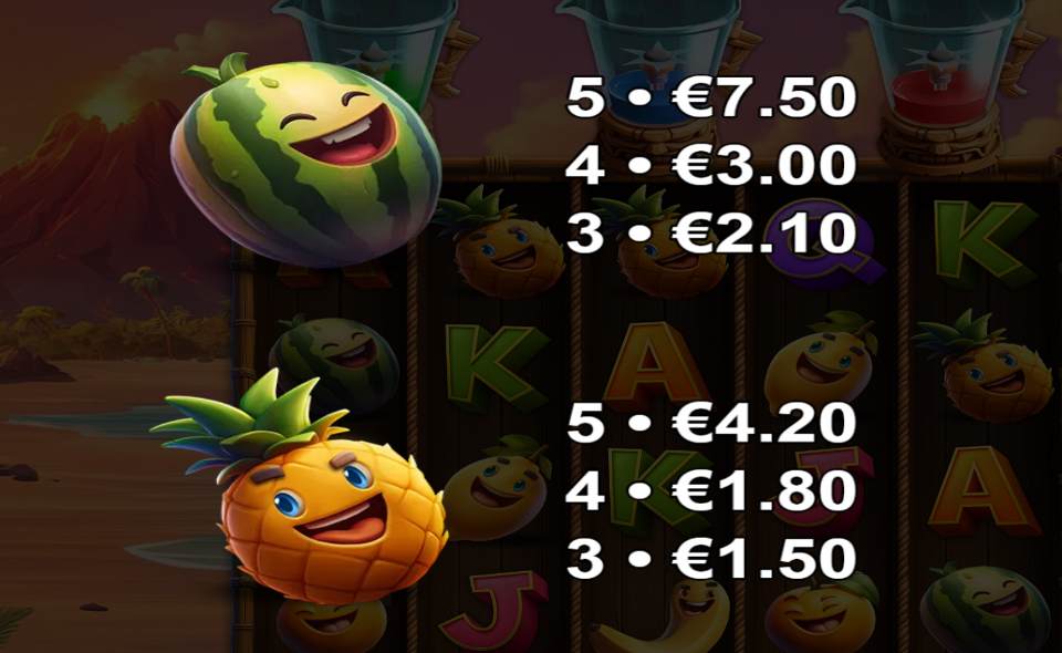 what the fruit paytable 1